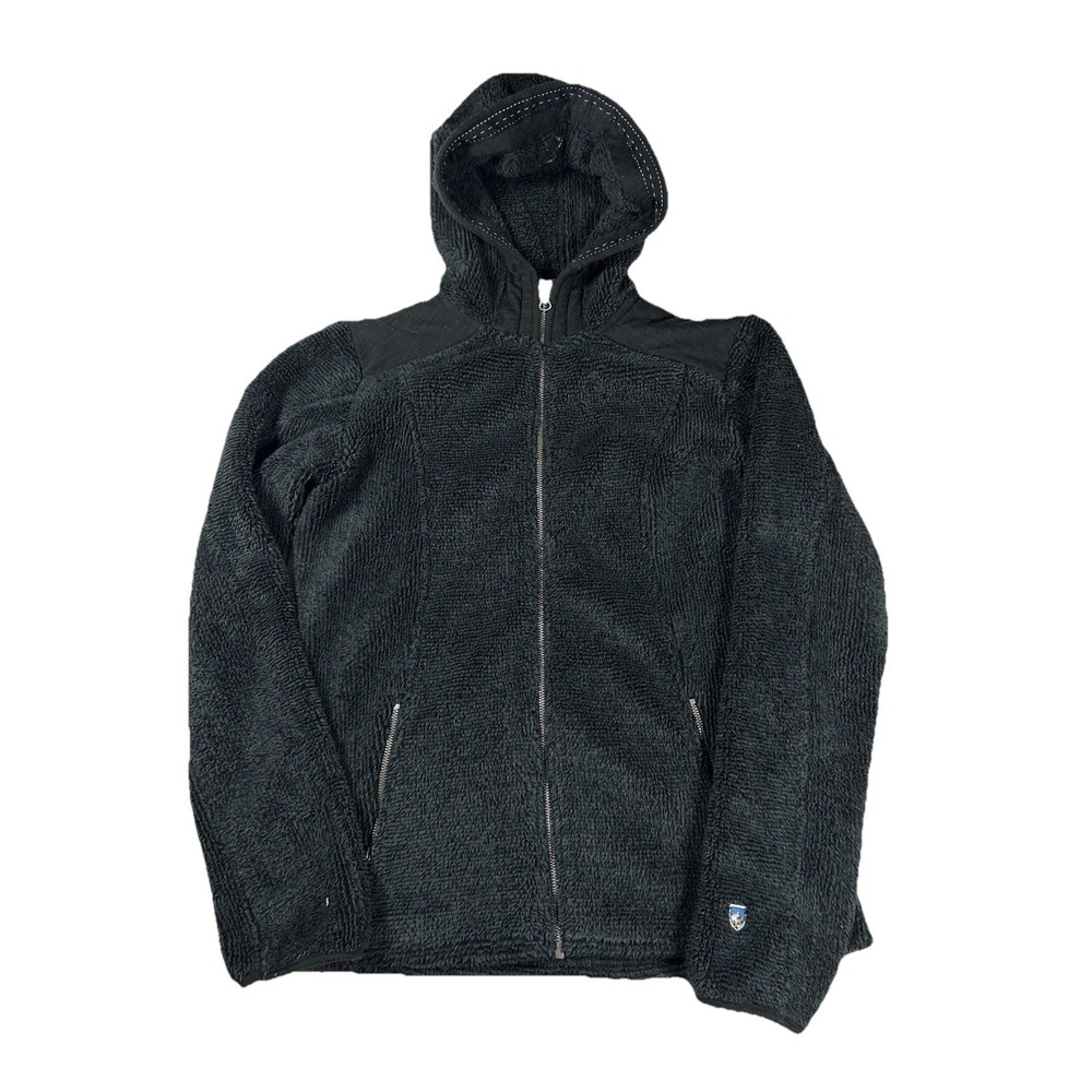 Kuhl Deep Pile Fleece Sherpa Jacket Women's‎ Size Medium Black Warm Soft Shell